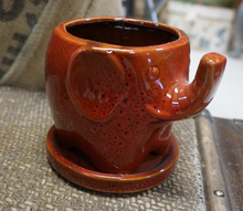 Load image into Gallery viewer, 5&quot; Succulent Elephant pot Ceramic Planters