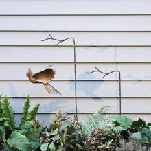 Load image into Gallery viewer, Small Outdoor | Single Twig Branch Shephard Hook | 48-Inch Steel Stake