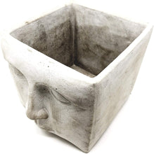 Load image into Gallery viewer, Planter Face Shaped Square flower pot for succulents or favorite house plant