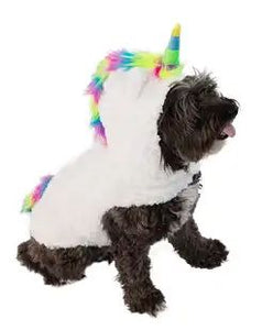 Unicorn Hooded Dog Costume