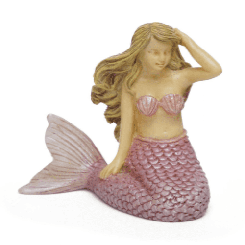 Miniature Pink Mermaid for the Beach