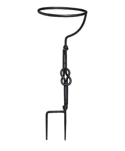 Black Wrought Iron Gazing Ball Stand